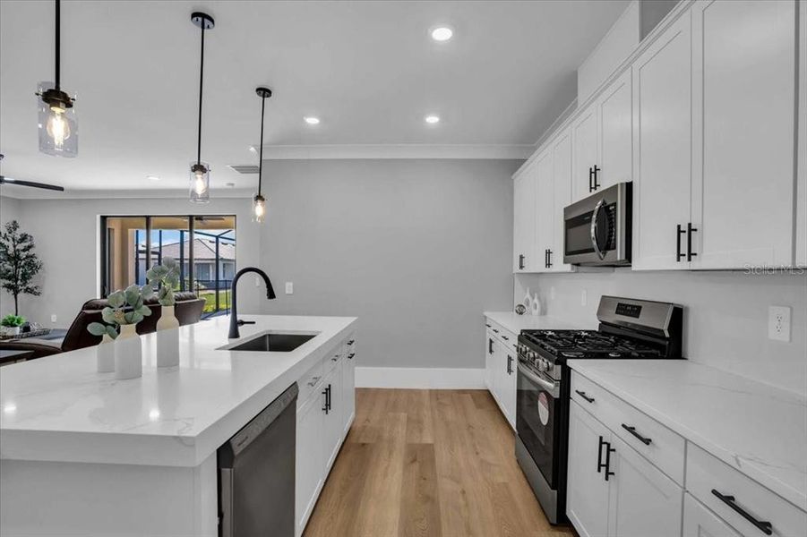 Furnished interior view inside a new home in , Bradenton (Image 25). Furnished interior view inside a new home in , Bradenton (Image 25).