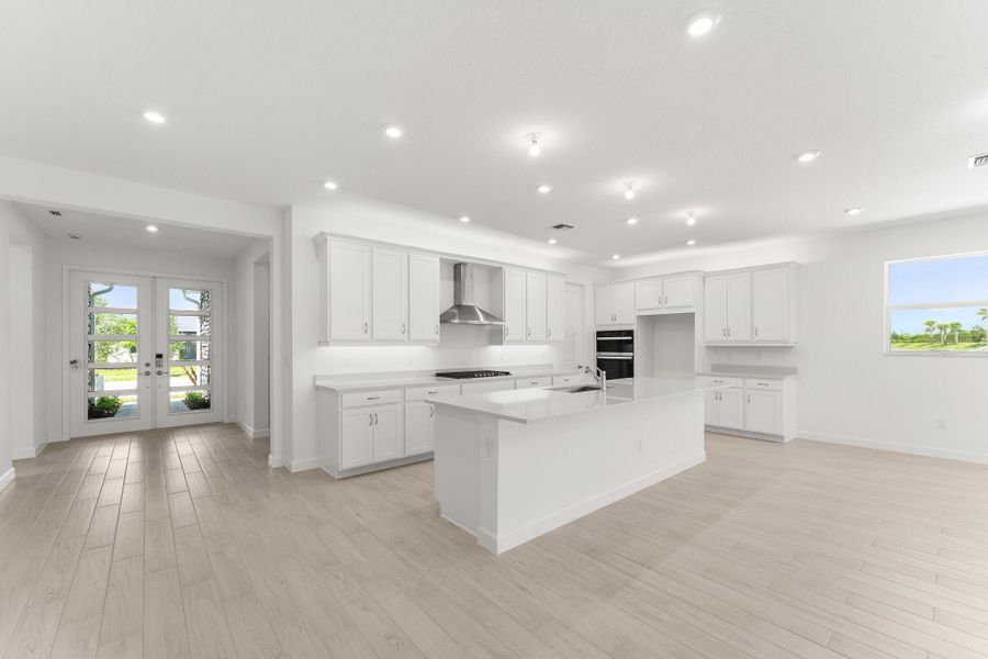 Furnished interior view inside a new home in Tradition - Telaro, Port St. Lucie (Image 5).