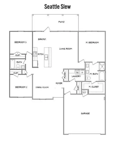 2D floor plan layout of this home in , Toccoa, GA (Image 2). 2D floor plan layout of this home in , Toccoa, GA (Image 2).