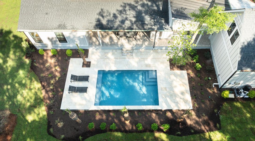 Exterior details and patio area of a home in Yellow House Landing, Charleston (Image 21). Exterior details and patio area of a home in Yellow House Landing, Charleston (Image 21).