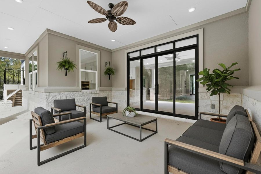 Back Covered Patio, virtually staged Back Covered Patio, virtually staged