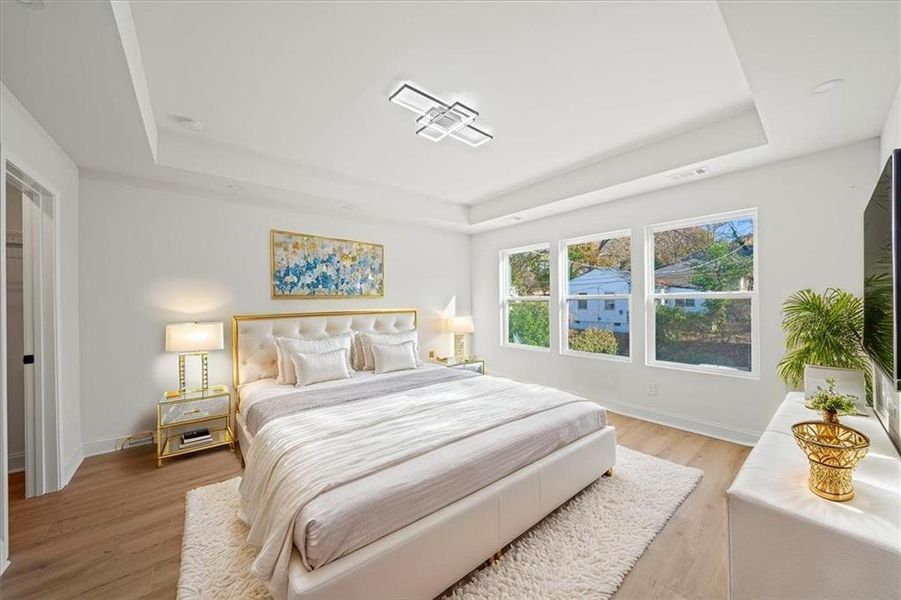 Furnished interior view inside a new home in , Atlanta (Image 17). Furnished interior view inside a new home in , Atlanta (Image 17).