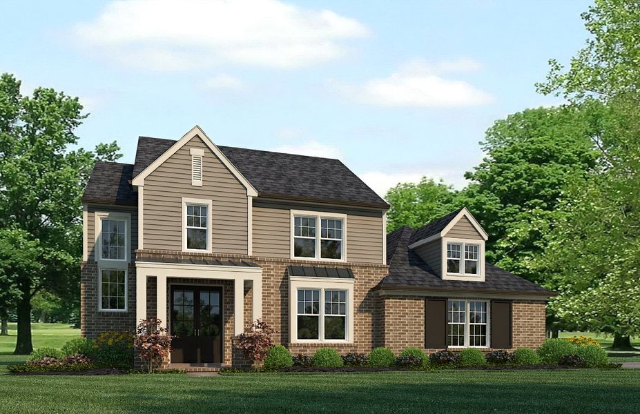 Representative exterior photo of a completed home built from the Chestnut by Grant & Co in White Oak, Arlington, TN (Image 2).