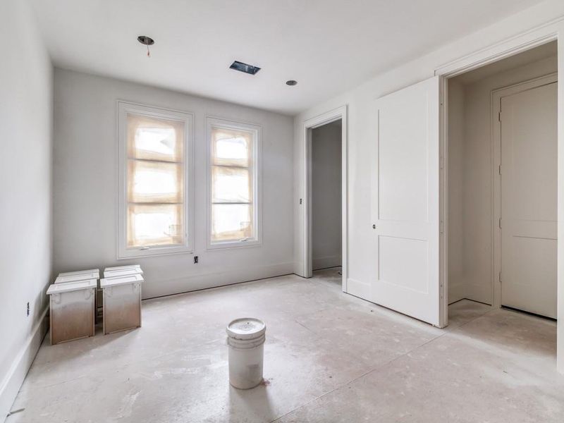 In-progress construction of a new home in , Dallas, TX (Image 15).