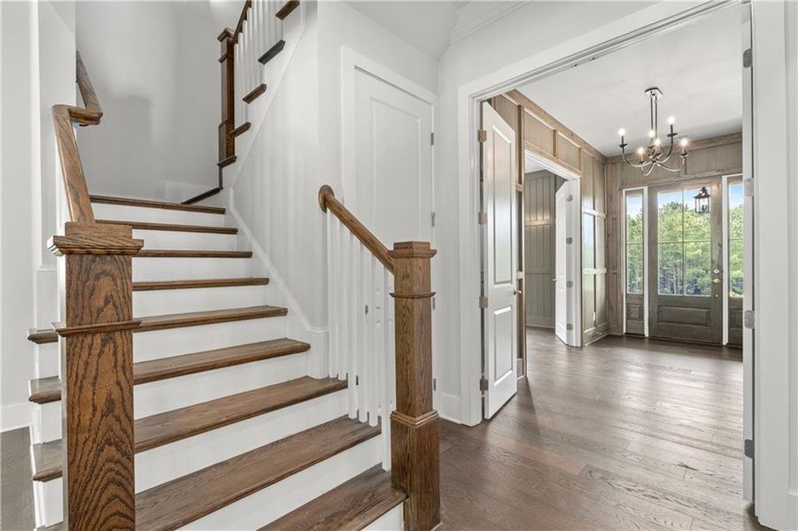Furnished interior view inside a new home in Crossroads, Alpharetta (Image 14).