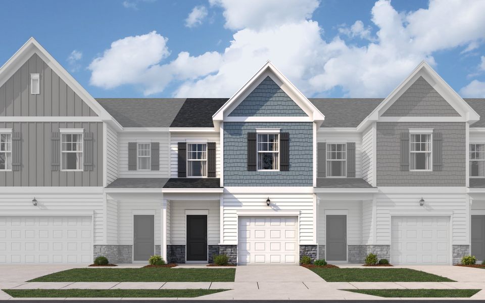 Representative exterior photo of a completed home built from the Anderson by Veranda Homes in The Falls, Blythewood, SC (Image 1).