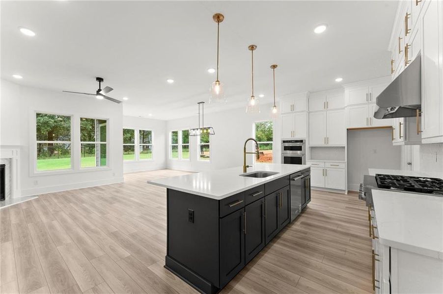 Furnished interior view inside a new home in Hillgrove Preserve, Powder Springs (Image 11).