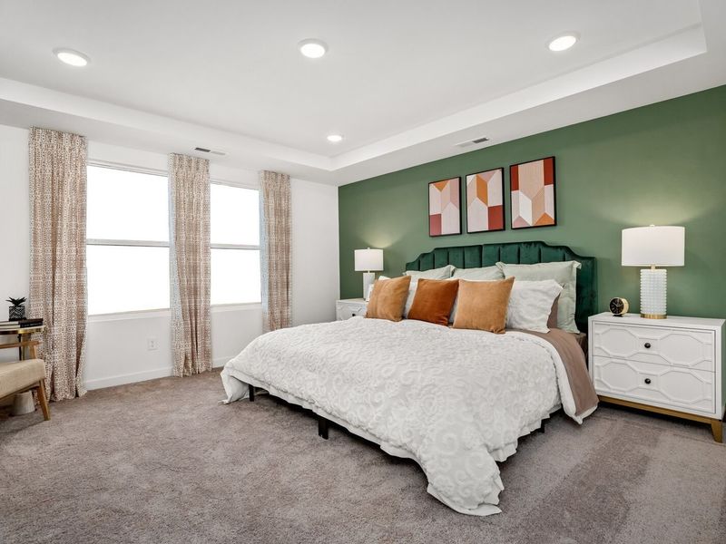 Furnished interior view inside a new home in Sage Farms, White House (Image 19).