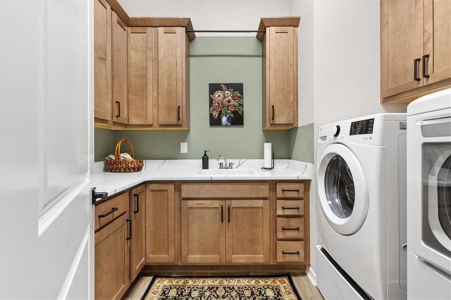 Furnished interior view inside a new home in , The Villages (Image 17).