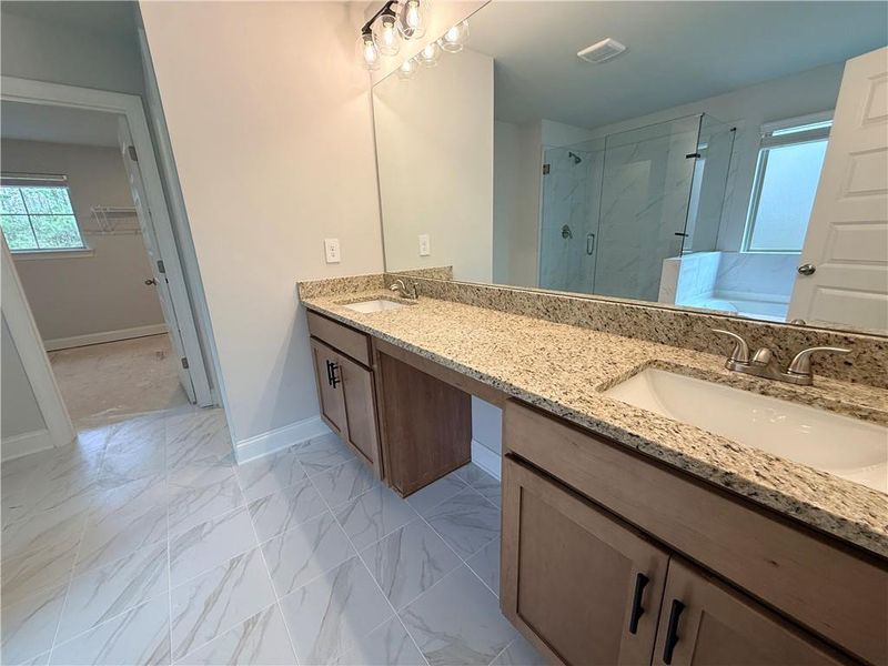 Furnished interior view inside a new home in , Gray (Image 16).