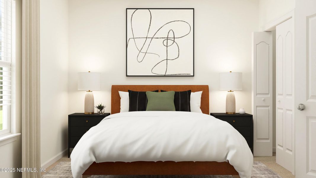 Furnished interior view inside a new home in Saddle Oaks, Jacksonville (Image 11).