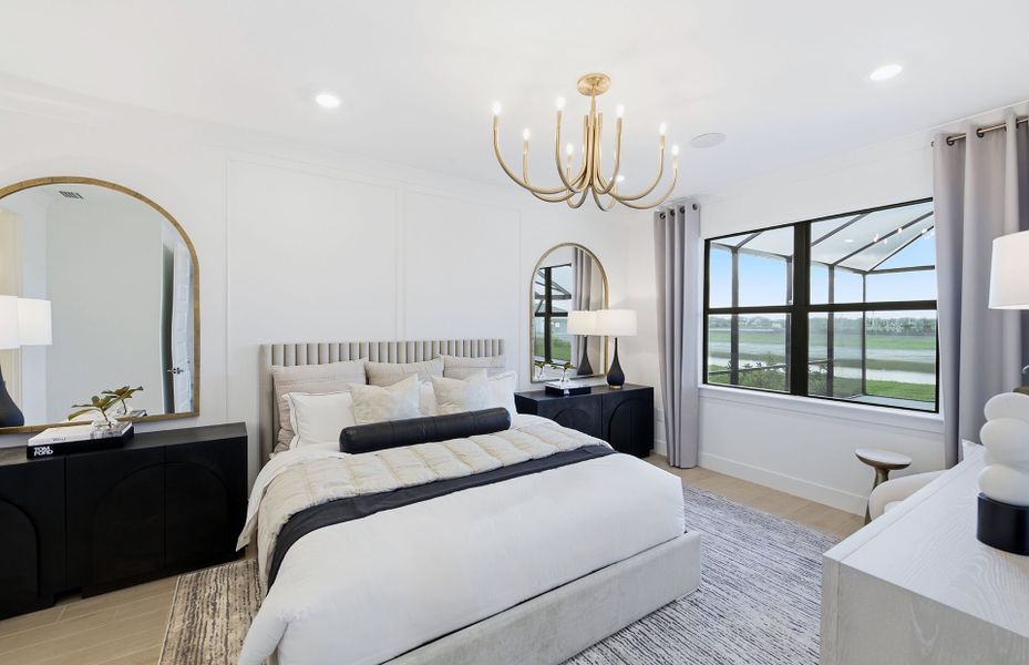 Representative furnished interior of a home built from the Astoria by Centex in The Strand at Cedar Grove, North Port (Image 18).