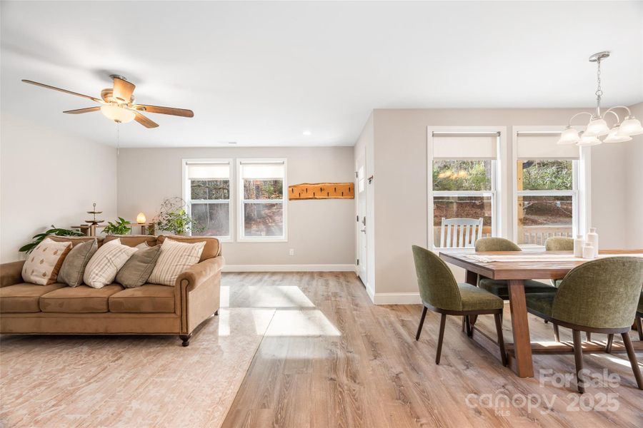 Furnished interior view inside a new home in , Brevard (Image 13).