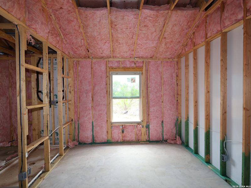 In-progress construction of a new home in Chaparral Ranch, Floresville, TX (Image 29).