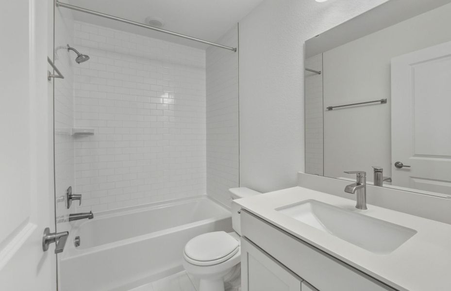 Furnished interior view inside a new home in Monarch on Main, Round Rock (Image 15).