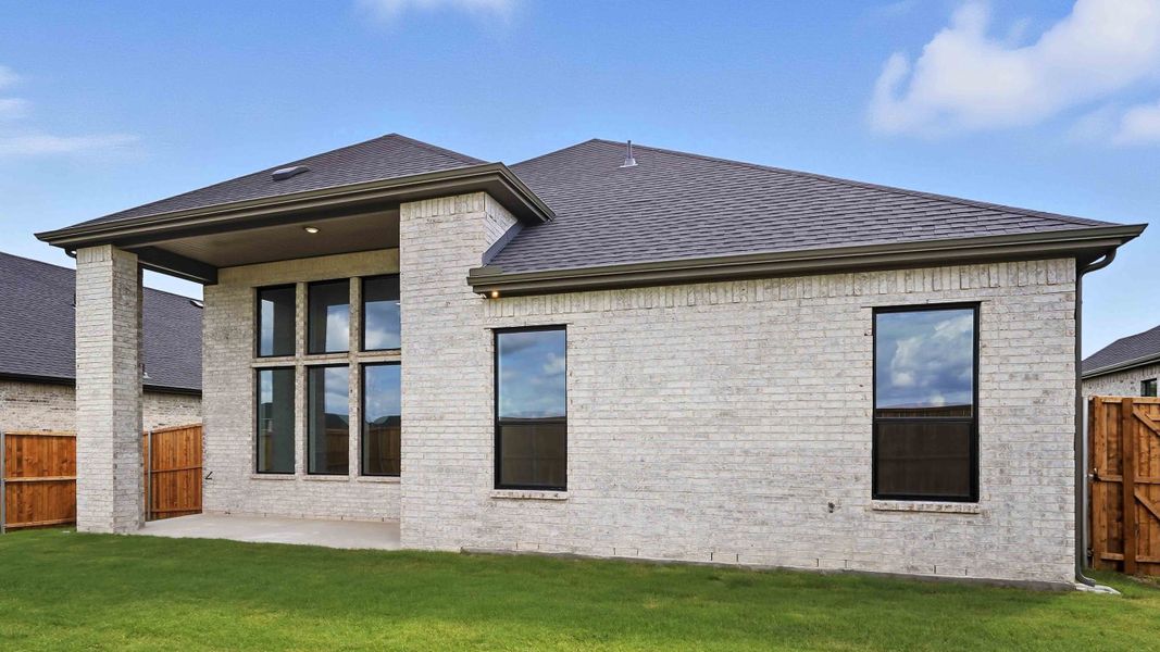 Exterior details and patio area of a home in Clearview Ranch, Royse City (Image 18). Exterior details and patio area of a home in Clearview Ranch, Royse City (Image 18).
