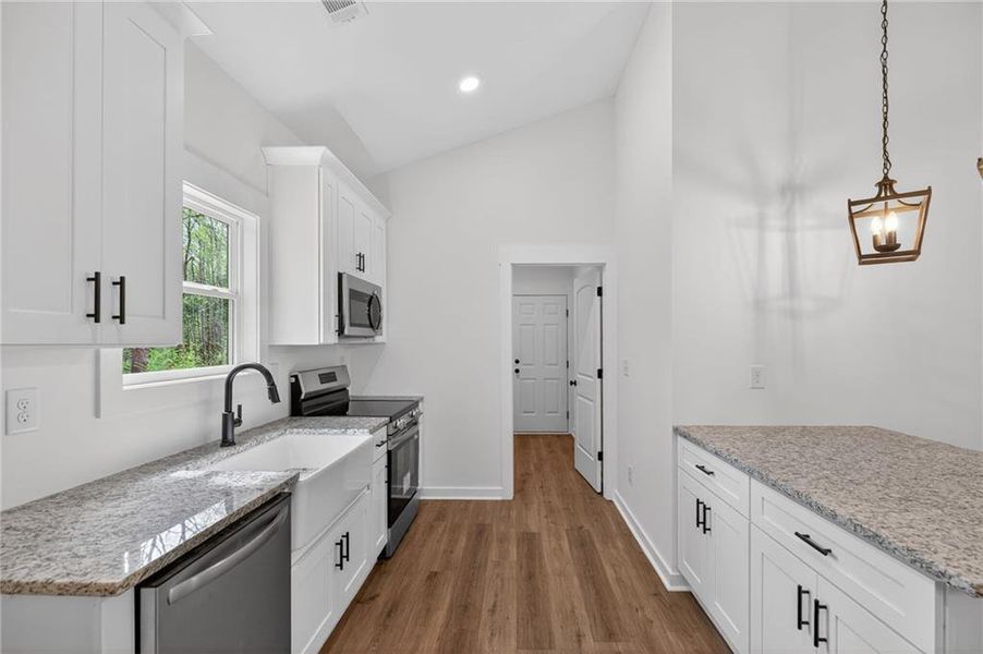 Furnished interior view inside a new home in , Cedartown (Image 11).