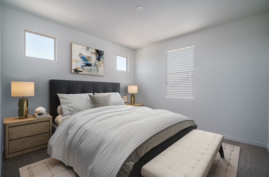Representative furnished interior of a home built from the Willow by William Ryan Homes in The Grove at El Cidro, Goodyear (Image 10). Representative furnished interior of a home built from the Willow by William Ryan Homes in The Grove at El Cidro, Goodyear (Image 10).
