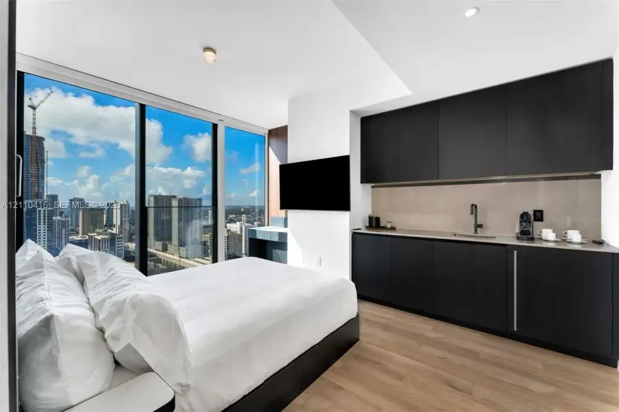 Furnished interior view inside a new home in , Miami (Image 17).