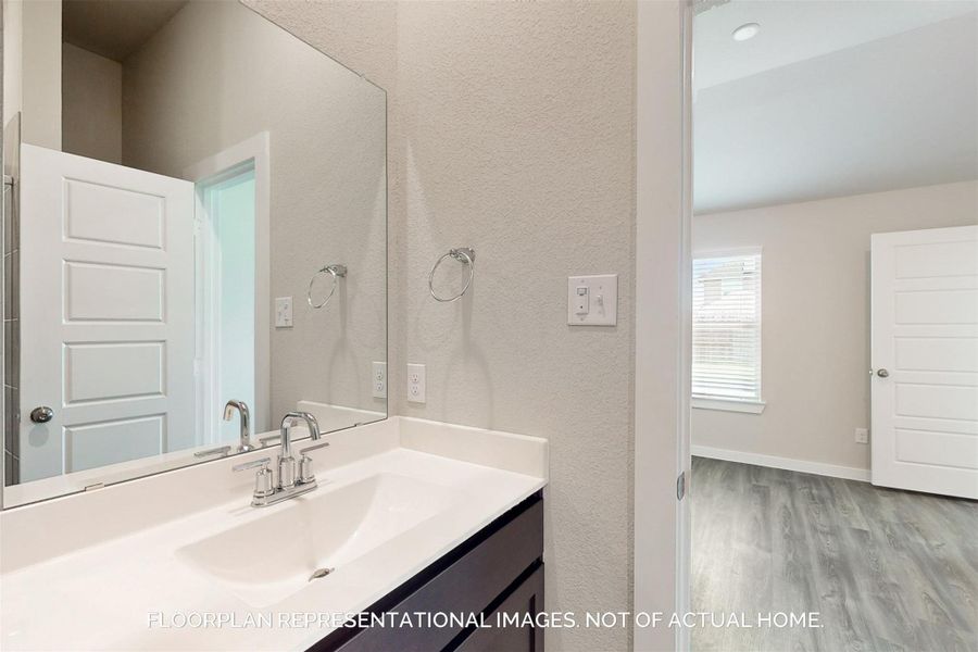 Furnished interior view inside a new home in Ambrose, La Marque (Image 4). Furnished interior view inside a new home in Ambrose, La Marque (Image 4).