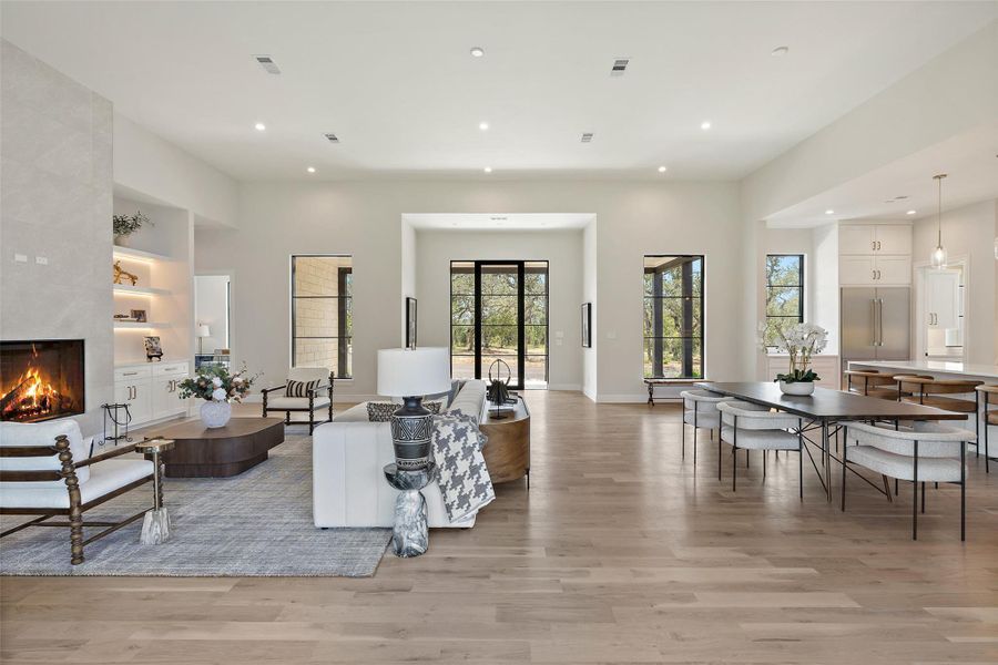 Furnished interior view inside a new home in , Johnson City (Image 7). Furnished interior view inside a new home in , Johnson City (Image 7).