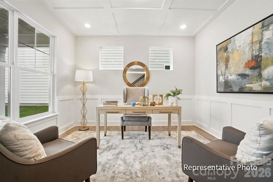Furnished interior view inside a new home in Ashton Park, Monroe (Image 5).