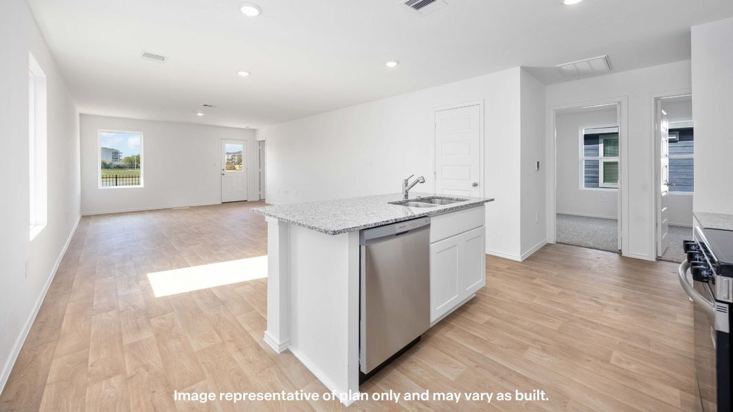 Representative furnished interior of a home built from the Buck by D.R. Horton in Deer Meadows, Odessa (Image 7).
