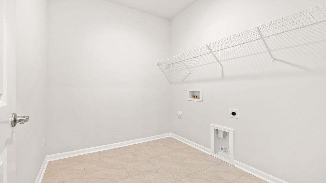 Spacious, unfurnished interior of a new home in The Villas at Kinsley, Jamestown (Image 19). Spacious, unfurnished interior of a new home in The Villas at Kinsley, Jamestown (Image 19).