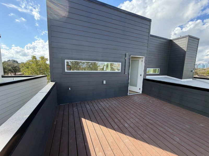 Exterior details and patio area of a home in , Houston (Image 14). Exterior details and patio area of a home in , Houston (Image 14).