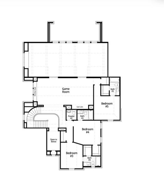 2D floor plan layout for the Varese Plan by Highland Homes in The Parks at Wilson Creek: 74ft. lots, Celina, TX (Image 3). 2D floor plan layout for the Varese Plan by Highland Homes in The Parks at Wilson Creek: 74ft. lots, Celina, TX (Image 3).