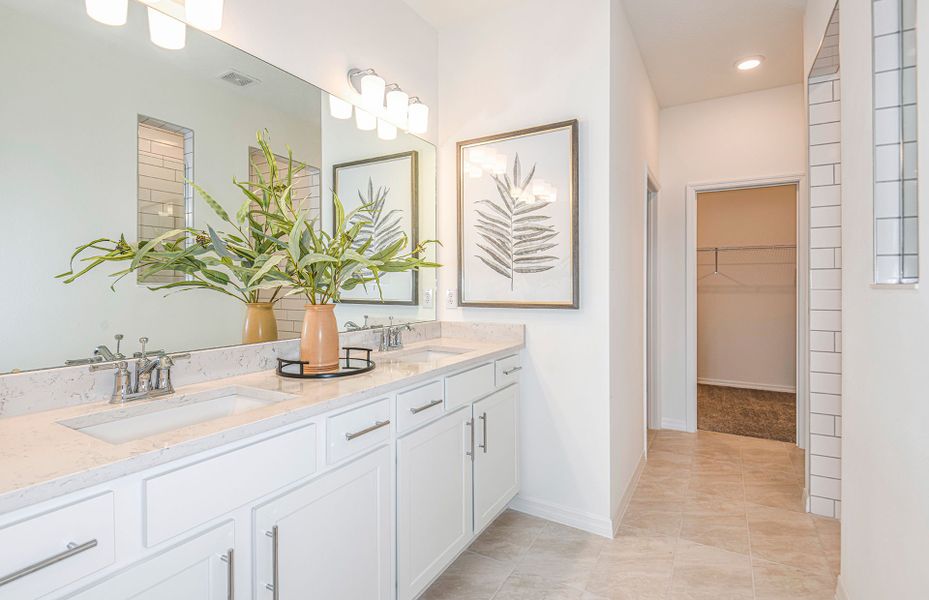 Owner's Bath with Dual Sink