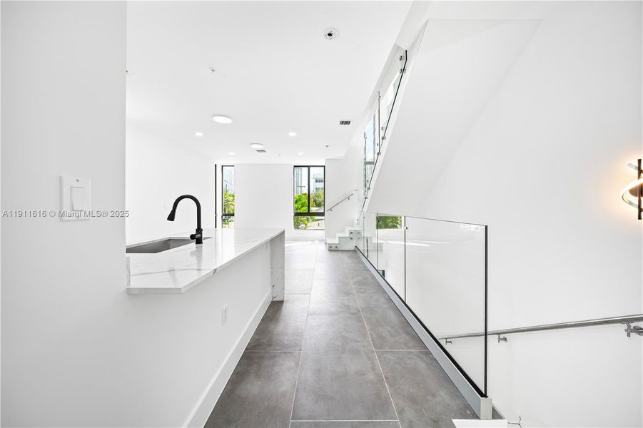 Furnished interior view inside a new home in , Miami (Image 6). Furnished interior view inside a new home in , Miami (Image 6).