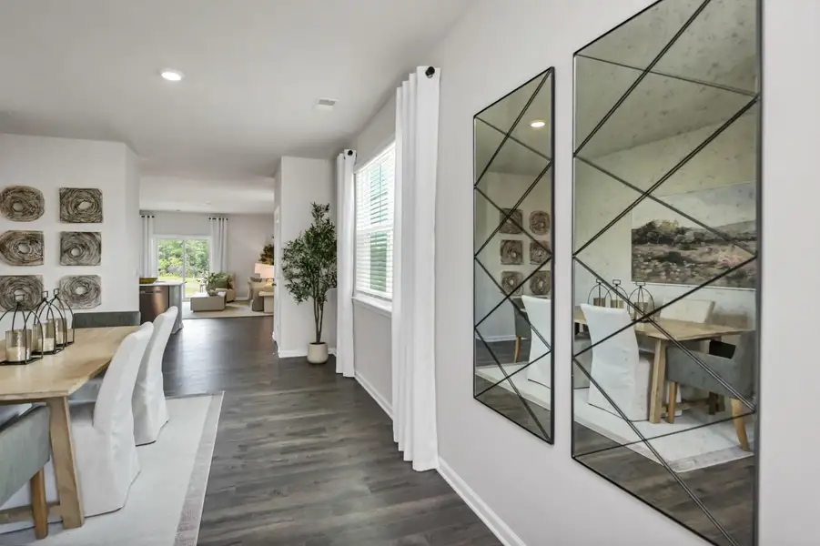 Furnished interior view inside a new home in Mulberry Landing, Orangeburg (Image 11).