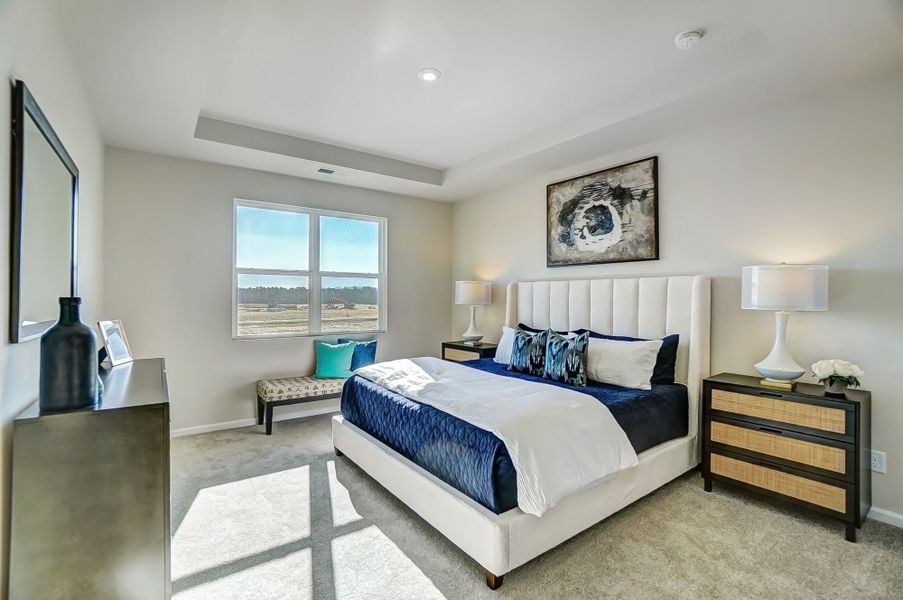 Representative furnished interior of a home built from the Cascades by Mattamy Homes in McAlister Creek, Clayton (Image 6).
