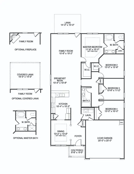 Image 18 representing the 2030 by Adams Homes in Summerglen, Jacksonville, FL. Image 18 representing the 2030 by Adams Homes in Summerglen, Jacksonville, FL.