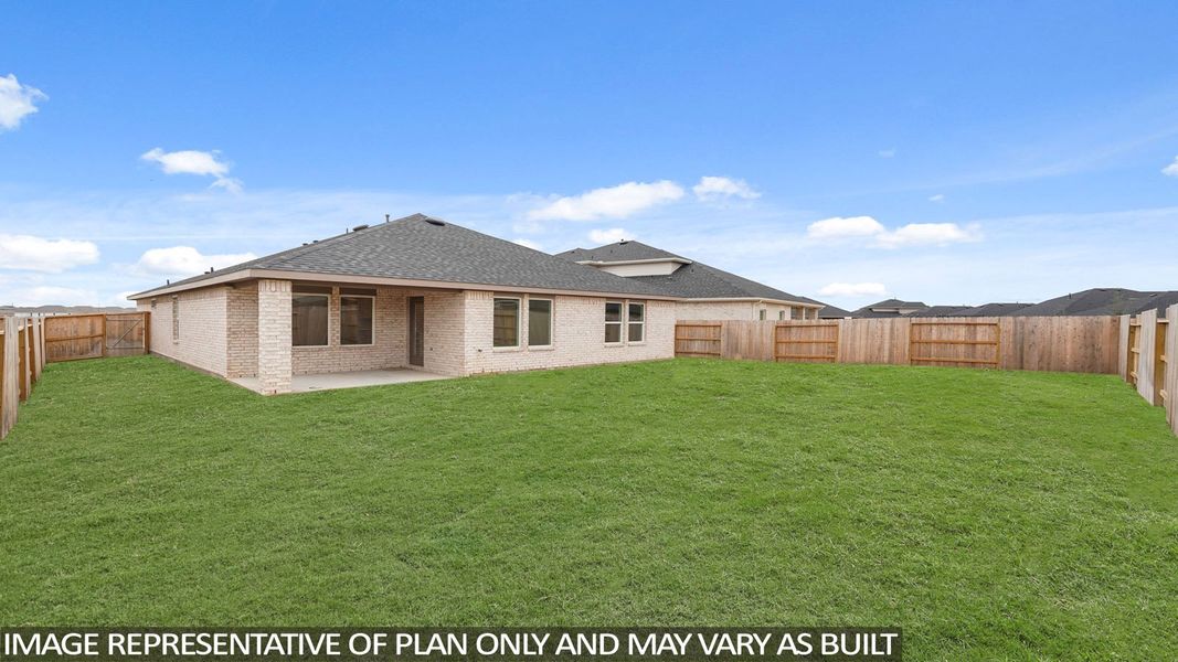 Exterior details and patio area of a home in Sunterra, Katy (Image 3).
