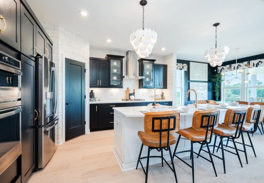 Representative furnished interior of a home built from the Clay by Fischer Homes in Woodberry, Canton (Image 6).