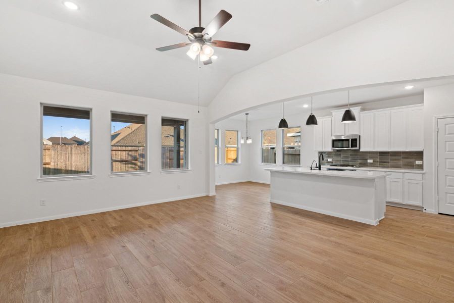 Open great room (*Photo not of actual home and used for illustration purposes only.)