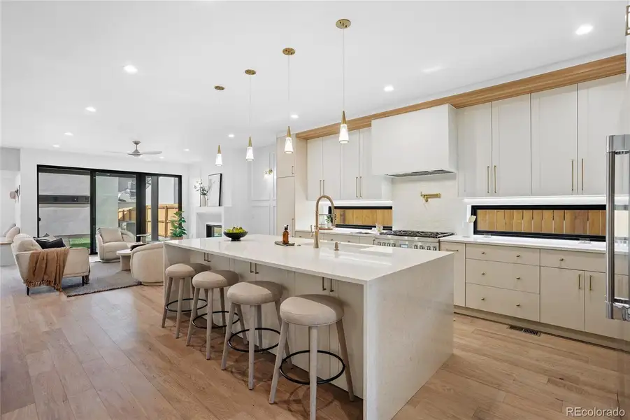Furnished interior view inside a new home in , Denver (Image 35).