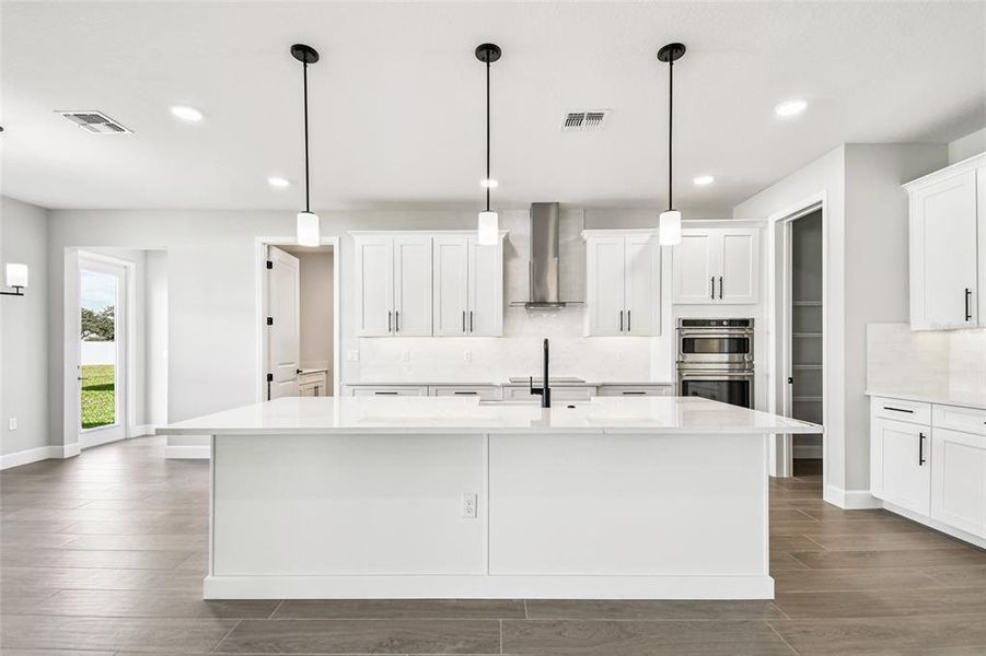 Furnished interior view inside a new home in Solace at Corner Lake, Orlando (Image 20).