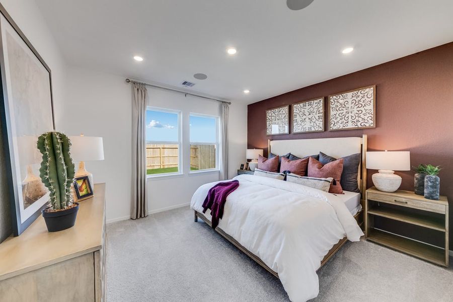 Furnished interior view inside a new home in Brookewater 45s, Rosenberg (Image 3). Furnished interior view inside a new home in Brookewater 45s, Rosenberg (Image 3).