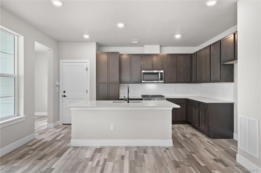 Furnished interior view inside a new home in , Littleton (Image 12).