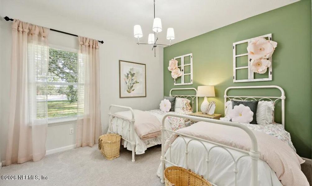 Furnished interior view inside a new home in Silver Falls Single Family at SilverLeaf, St. Augustine (Image 20).