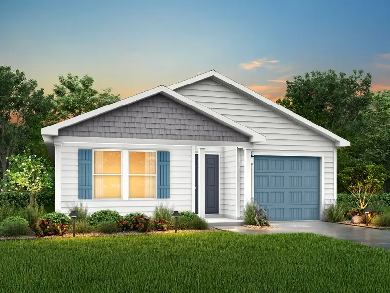 Representative exterior photo of a completed home built from the Yellowstone by National HomeCorp in Poplar Court, Hico, TX (Image 16).
