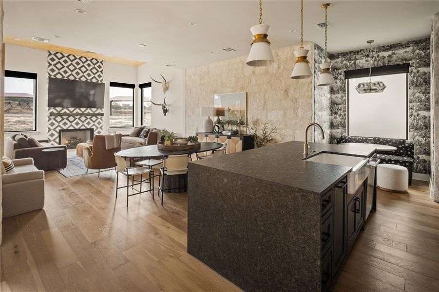 Furnished interior view inside a new home in , Iredell (Image 9).