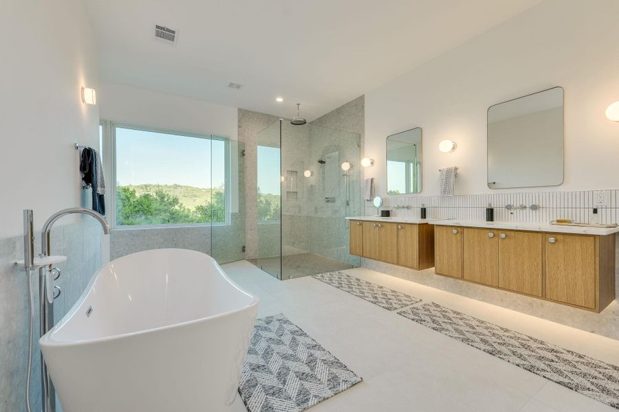 Furnished interior view inside a new home in , Austin (Image 13). Furnished interior view inside a new home in , Austin (Image 13).