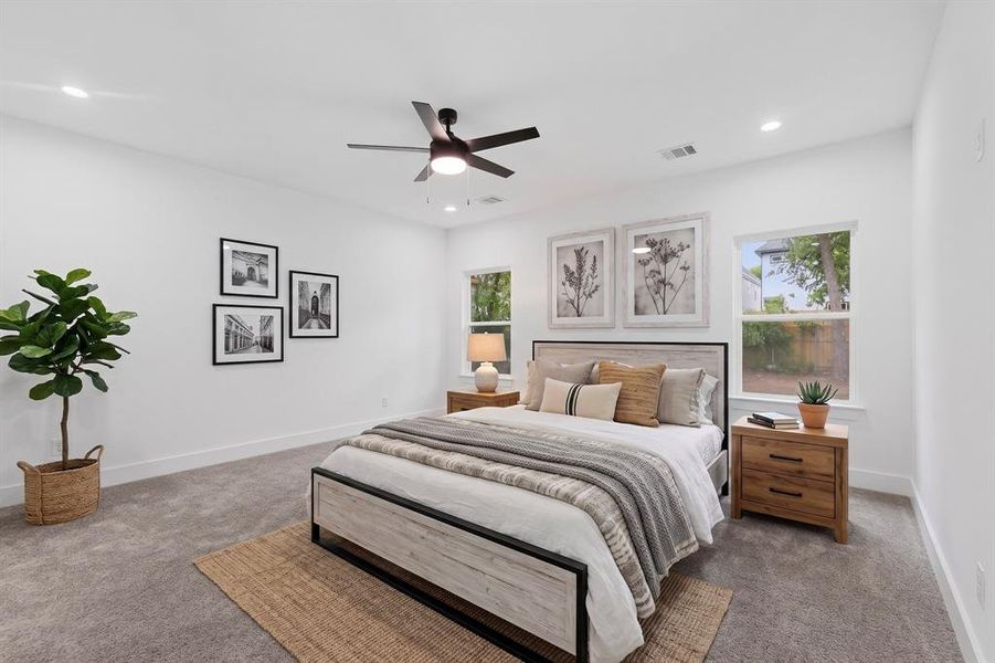 Furnished interior view inside a new home in , Dallas (Image 8).