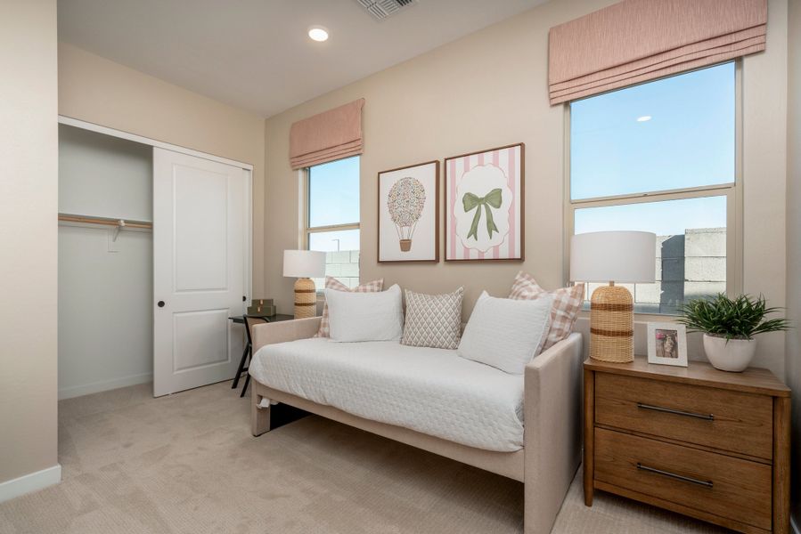 Representative furnished interior of a home built from the Falcon by Risewell Homes in Citrus Park, Goodyear (Image 15).