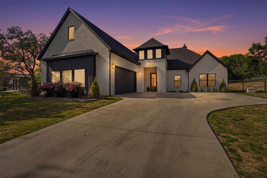 Front exterior of a new home in , Azle, TX, highlighting curb appeal (Image 1). Front exterior of a new home in , Azle, TX, highlighting curb appeal (Image 1).