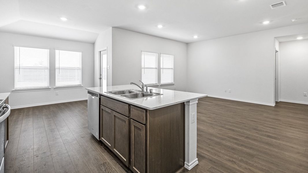 Furnished interior view inside a new home in Stonewyck Farms, Ennis (Image 13).